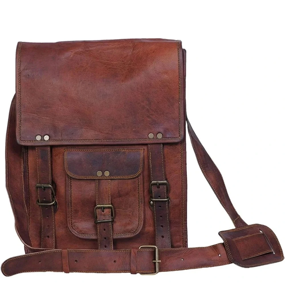 Leather Crossbody Bag for Man and Woman - Picture 1 of 8